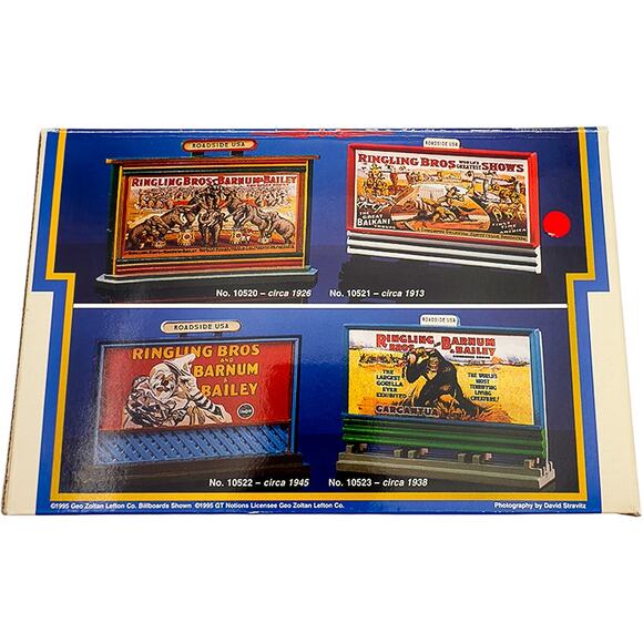 Lefton Ringling Bros Barnum Bailey Circus Roadside USA Billboard 10521 in Box - Picture 2 of 8